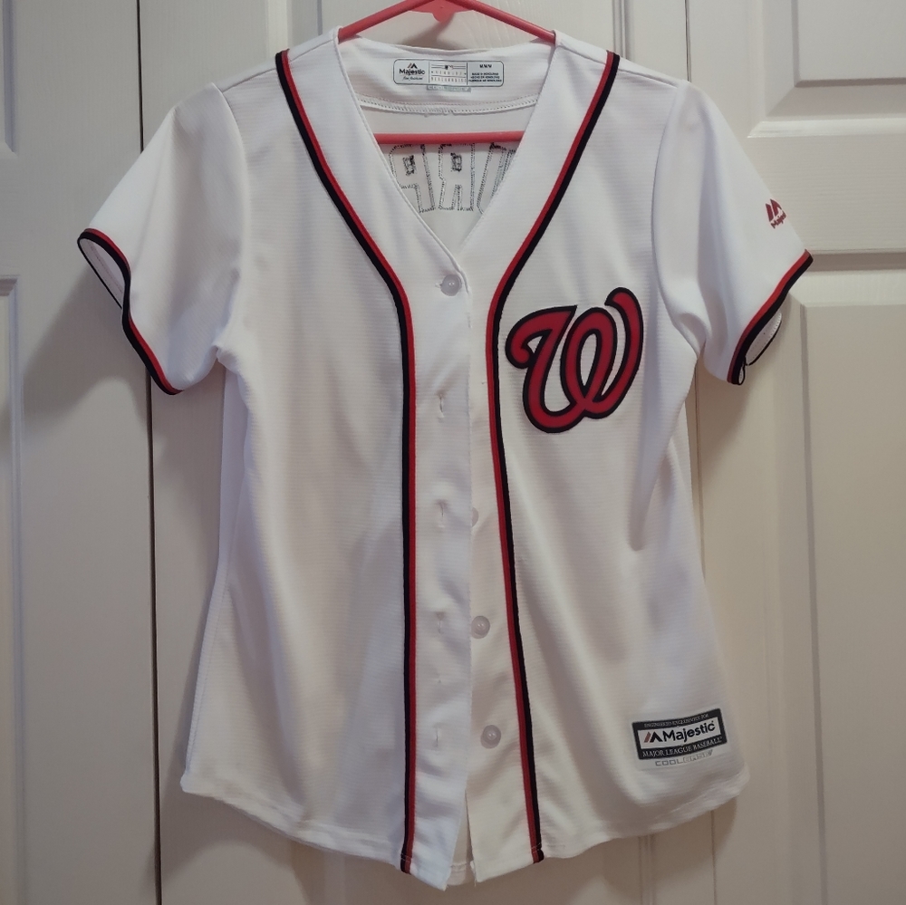 Daniel Murphy Washington Nationals Official Jersey, Women's Medium